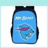 Рюкзак Mr Beast Lightning Cat Для Студентов И Для Активного Отдыха Нейлон Креативный Узор