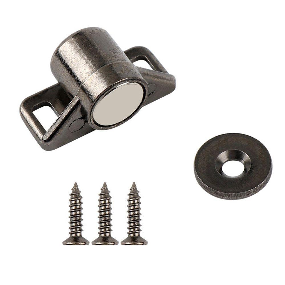 Новый Легко Устанавливаемый Магнитный Дверной Стопор Без Пробивки Утолщенный Стопор для Шкафа Цинковый Сплав Защелка для Двери Шкафа Шкаф