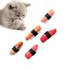 Sushi Shape Catnip Toy Simulation Kitten Interactive Toy Cute Pet Molar Toy  Relieve Boredom