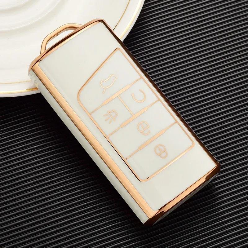 Car Soft New Fashion Remote Key Case Cover Shell Fob For GAC Trumpchi GS4 GM8 GA4 GS5 GS3 Legend GS8 GA3 GA6 SGS7 5 Buttons TPU