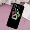 Чехол с цветным рисунком лапы собаки для Xiaomi Redmi Note 14 13 12 11 10 9 15 Pro Plus Redmi 15C 14C 10C 12C 13C 15