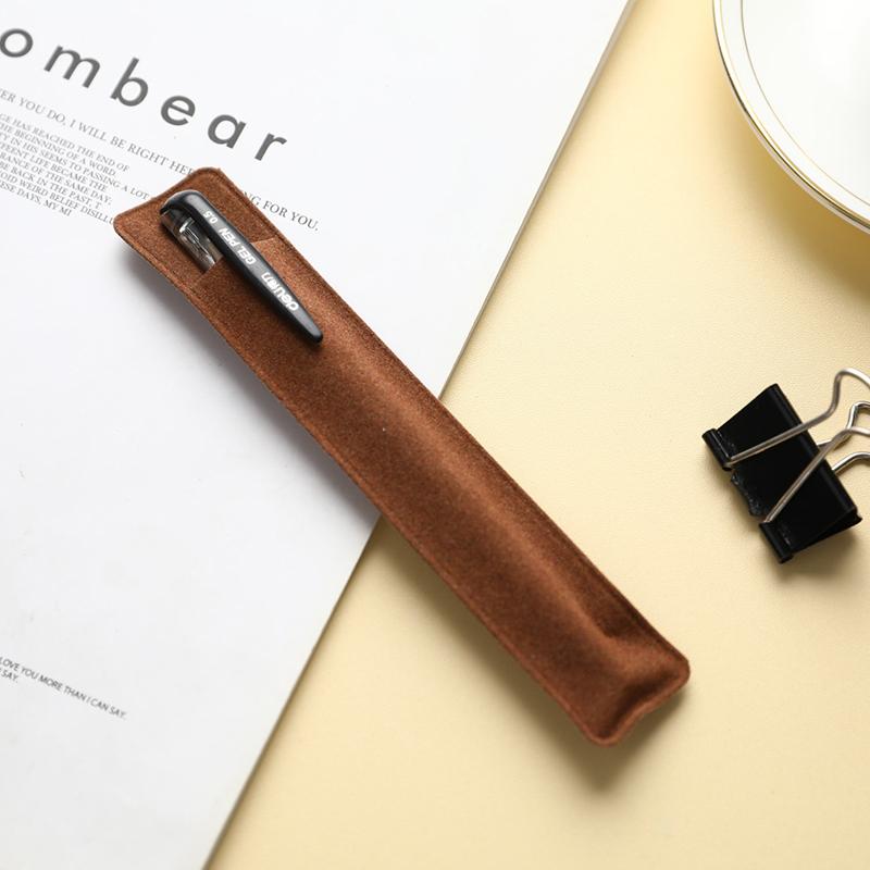 10 шт. бархатный чехол для перьевой ручки, чехол для одного карандаша, ретро-чехол для ручки