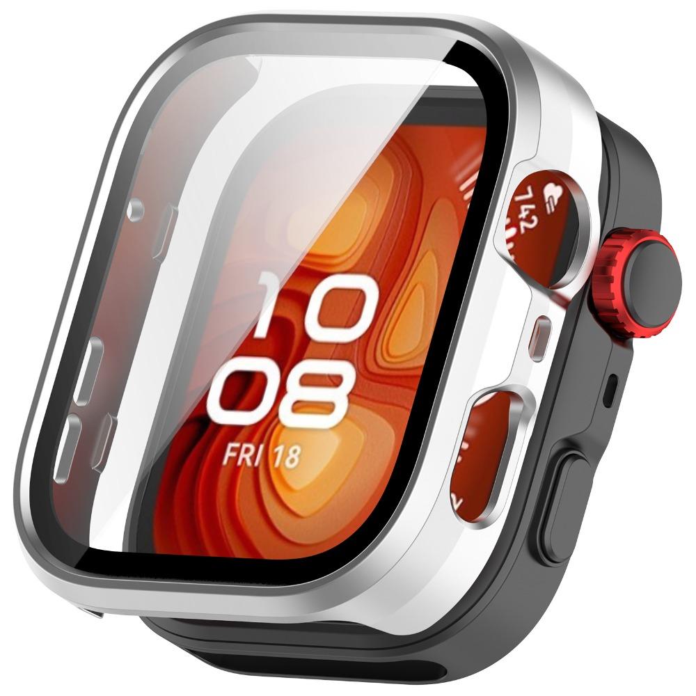 Стекло+Чехол Для Huawei Watch Fit 4 Pro Закаленное Стекло Защита Экрана Жесткий ПК Всесторонний Бампер Чехол для Часов Для Huawei Watch Fit4