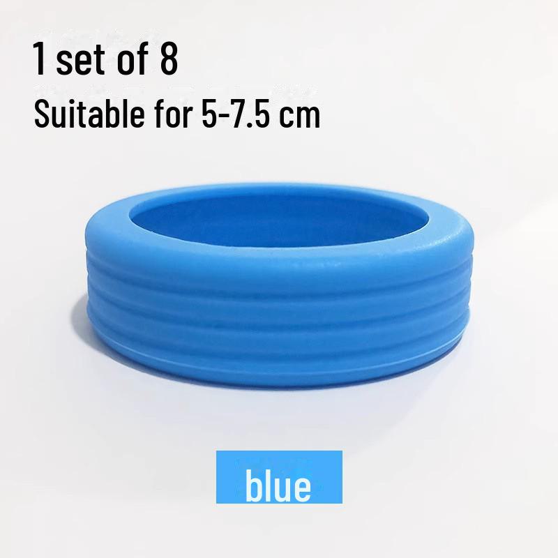 Douyin Popular Silicone Luggage Wheel Protector - Shock Absorption & Noise Reduction Cover