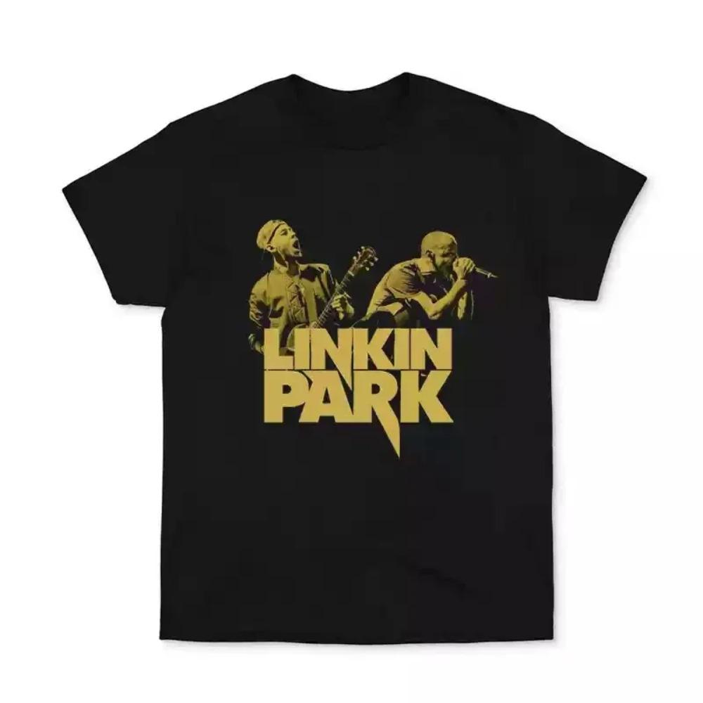 2024 Популярная Новая Футболка с Коротким Рукавом Linkin Park Европа и Соединенные Штаты Одежда для Мужчин и Женщин Примерно