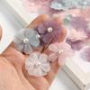 30Pcs Faux Pearl Flower DIY Wedding Dress Bridal Clothes Hair Accessories Decoration Artificial Flower Fabric Applique Patchwork Craft Supplies
