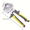 1Pcs Punch Lock Ceiling Punching Pliers Flat Mouth Stud Crimper Keel Forceps Wrench  Punching Tool