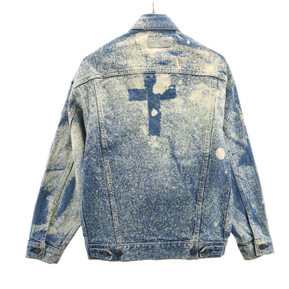 Levi's Джинсовая куртка 90-х 70507-0214 Старая, сделано в США, отбеленная, мужская, б/у