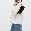 Coach Nolita 20 Модная Винтажная Сумка-тоут через плечо из Денима с Монограммой и Подписью, Гладкой Кожи Маленькая Женская сумочка Черная CP258-SVBK