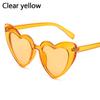 Heart-Shaped Sunglasses Vintage Sunglasses UV400 Protection Clout Goggle Love Heart Sunglasses Retro Eyewear Women's Accessories