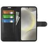 For Samsung Galaxy S24 FE Wallet Phone Case Litchi Texture Anti-Drop Leather Folio Flip Cover
