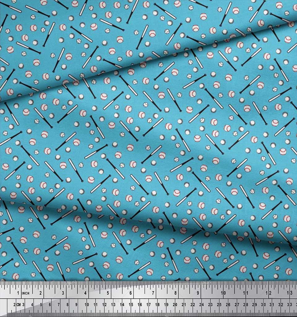 Soimoi Японский креп-сатин ткань бейсбольная спортивная ткань принты по метрам 42 дюйма