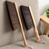 Solid Wood Soft Bristle Long-Handle Floor, Bed, Sofa, and Hair Removal Brush.