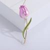 1 шт., новая мода, ювелирные изделия в виде масляных тюльпанов, корейская брошь, булавка, темперамент, женская одежда, аксессуары, заколки с цветами