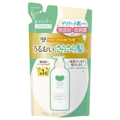 Шампунь Cow Brand Smooth Care 360 мл без добавок, сменный блок,