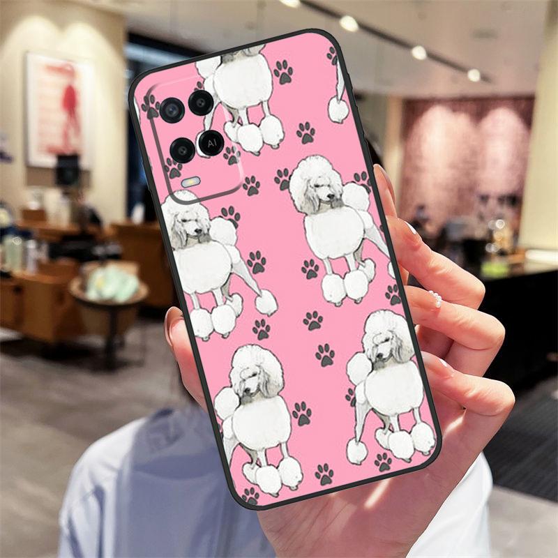 Пудели мультяшные Девчачий милый чехол для Oppo A94 A54 A40 A60 A80 A98 A78 A18 A38 A58 A16 A76 A96 A17 A77 A74 A57S A15