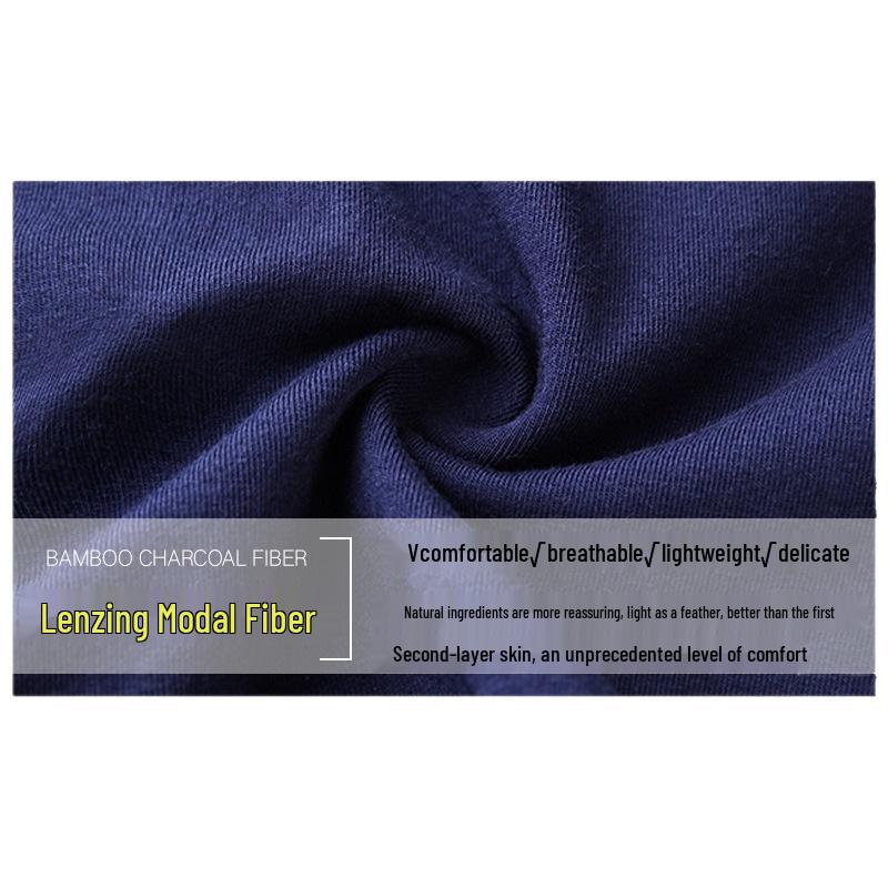 ZKIICK Мужские дышащие модальные боксеры-слипы – Молодежный стиль средней посадки