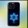 Чехол для телефона с символом Звезды Давида для iPhone 16,15,14,13,12,11 Plus,Pro,Max,XR,XS,X,Plus,SE,Mini Прозрачный Мягкий Чехол
