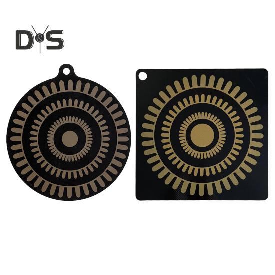 Термохромный силиконовый коврик для защиты индукционной варочной поверхности, индикатор нагрева, легкоочищаемый, нескользящий многоцелевой коврик для индукционных варочных поверхностей, защита плиты