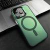 Роскошный матовый чехол для телефона Magsafe с беспроводной зарядкой для iPhone 11 12 13 14 15 Pro Max, магнитный противоударный чехол-бампер