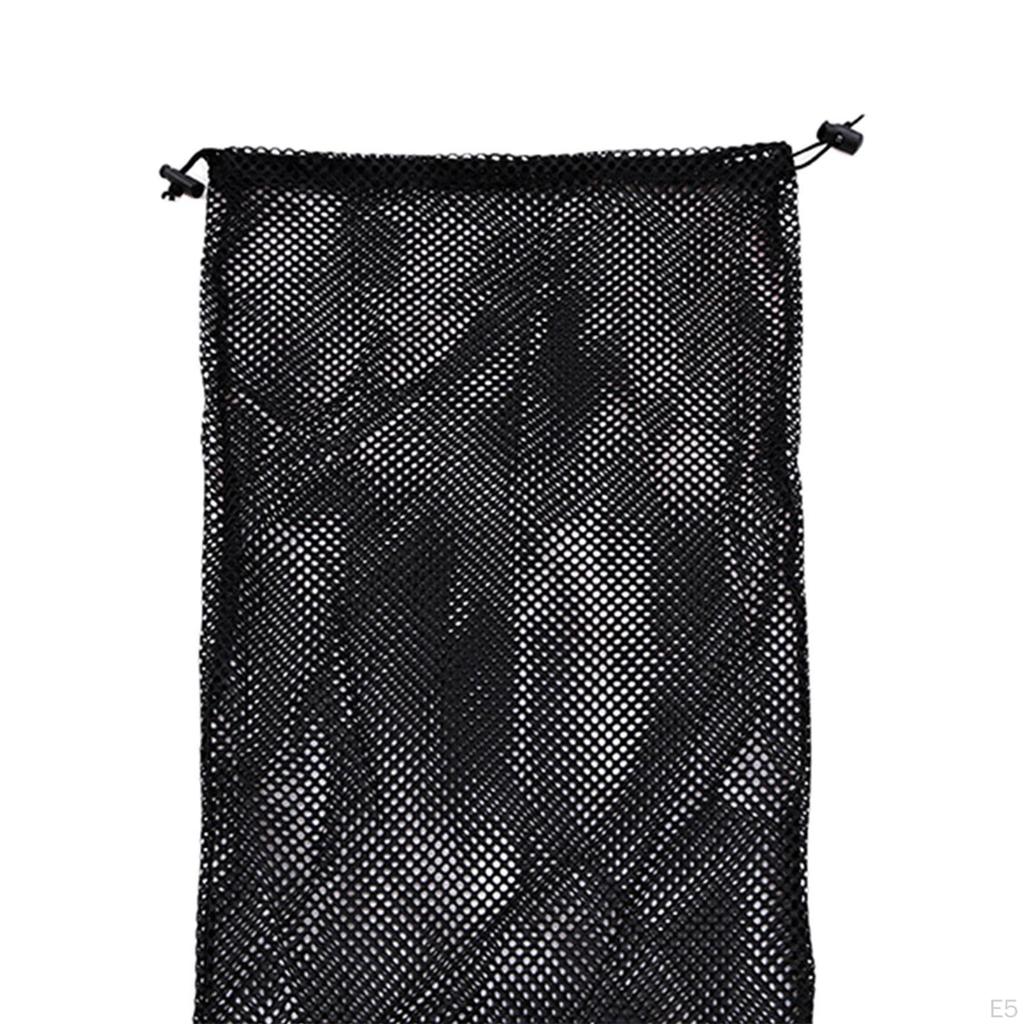 Diving Fins Drawstring Bag Mesh Gear Swimming Flippers Carrier Organizer for Beach