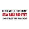 Anti Trump Usa Us Presidential Election Styling Car Decals Auto Window Body Laptop Wall Water-Repellent Pvc Decals Auto Accessories