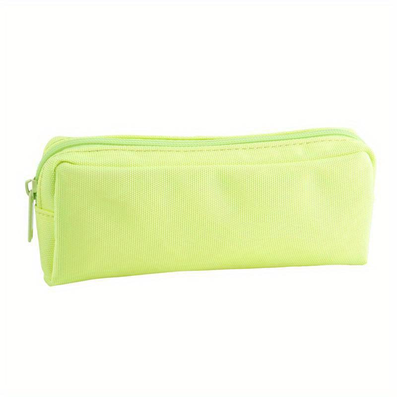 Пенал черный канцелярский чехол для карандашей Trousse Pencil Pouch Supplies Solid Color Pencilcase