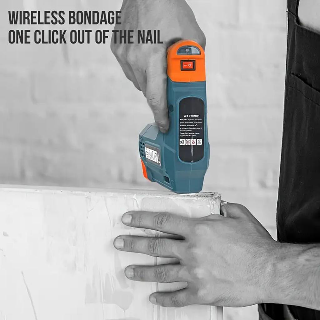 2000mAh Electric Staple Gun Cordless Nailer Stapler USB Charging Portable Battery Powered Nail Gun With 6mm and 10mm Nails