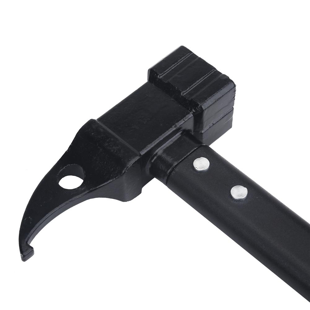 Молоток для наружного обрамления, высокопрочная резиновая ручка с головкой и гвоздодером для кемпинга