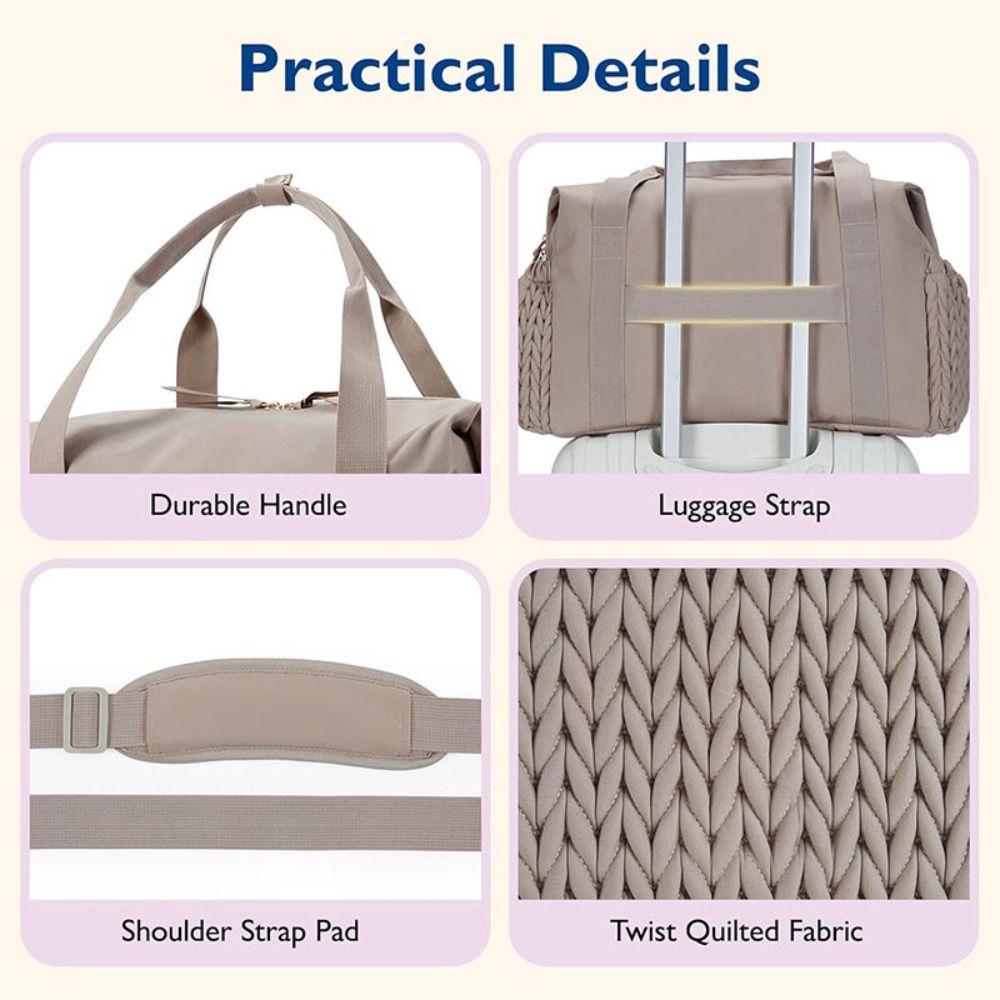 Multifunctional Mommy Diaper Bag Wear-resistant Travel Maternity Bag Breastfeeding Bag Baby Care
