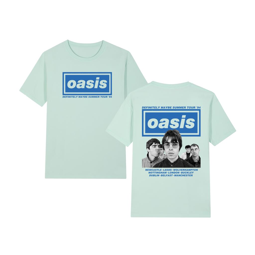 Definitely Maybe Oasi Band Logo Vintage T-shirt Fashion Casual Y2K Cotton Men T Shirt New Tee Tshirt Womens Tops