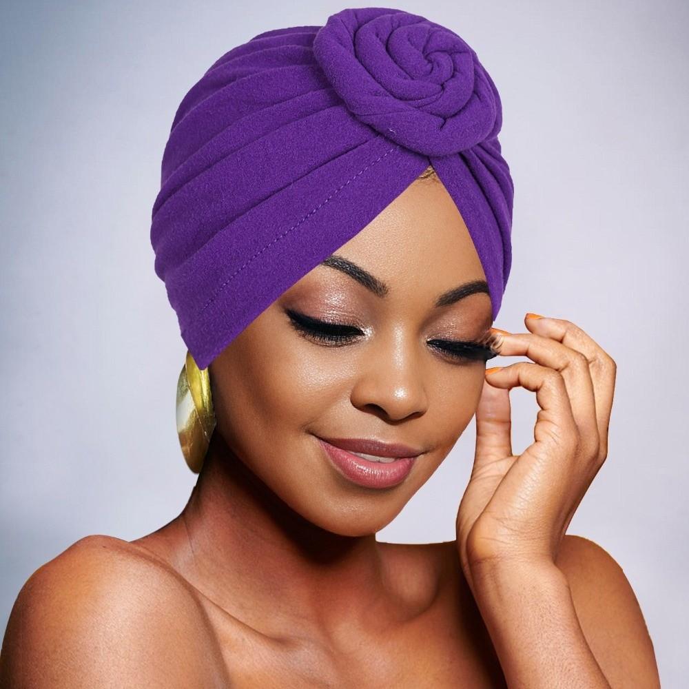 Elastic Twist Knot Turban Hat Wrap Style Cancer Chemo Hat Fashion Hijab Caps Women Headwear
