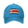 Flag of Costa RicaPatriotic Gift Baseball Cap Custom Cap Ball Cap Sunscreen foam party Hat For Women  Unisexs