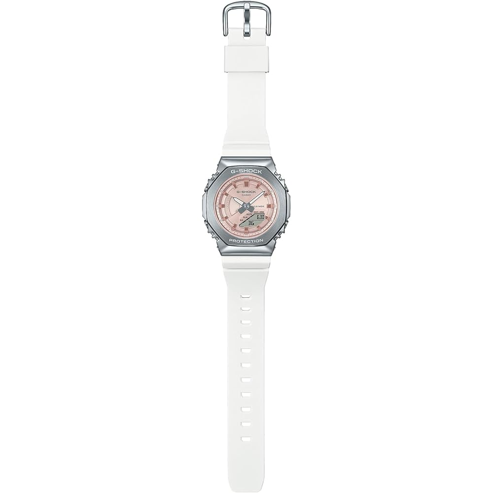 Casio G-Shock Precious Heart Selection Metal Covered Mid-Size Watch GM-S2100WS-7AJF Women's White