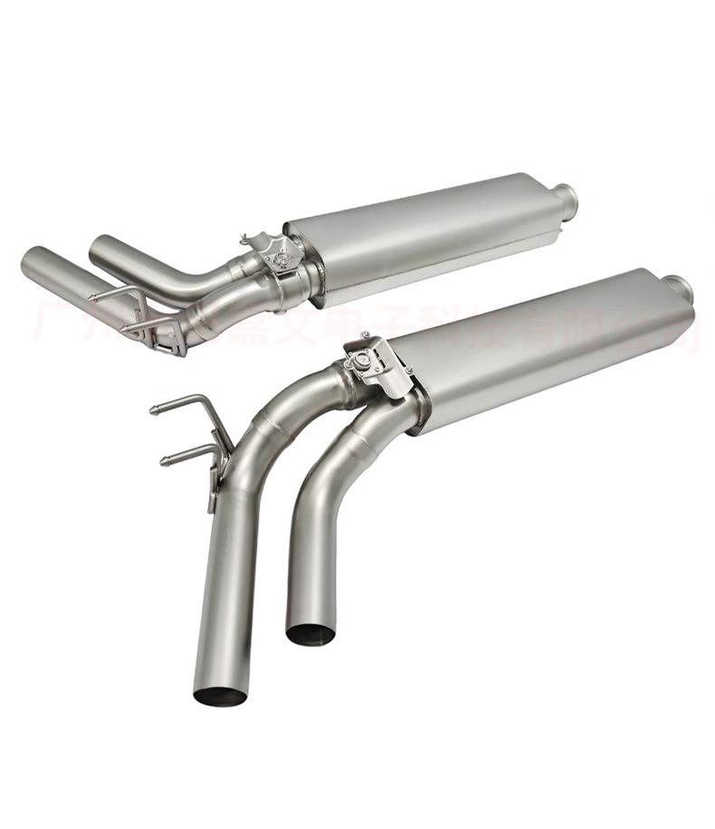 Stainless Steel Rear Exhaust Tailpipe Cover for Mercedes-Benz G63 Modification
