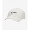 Nike Кепка Club Unstructured Swoosh M Light Bone Black Fb5369 072