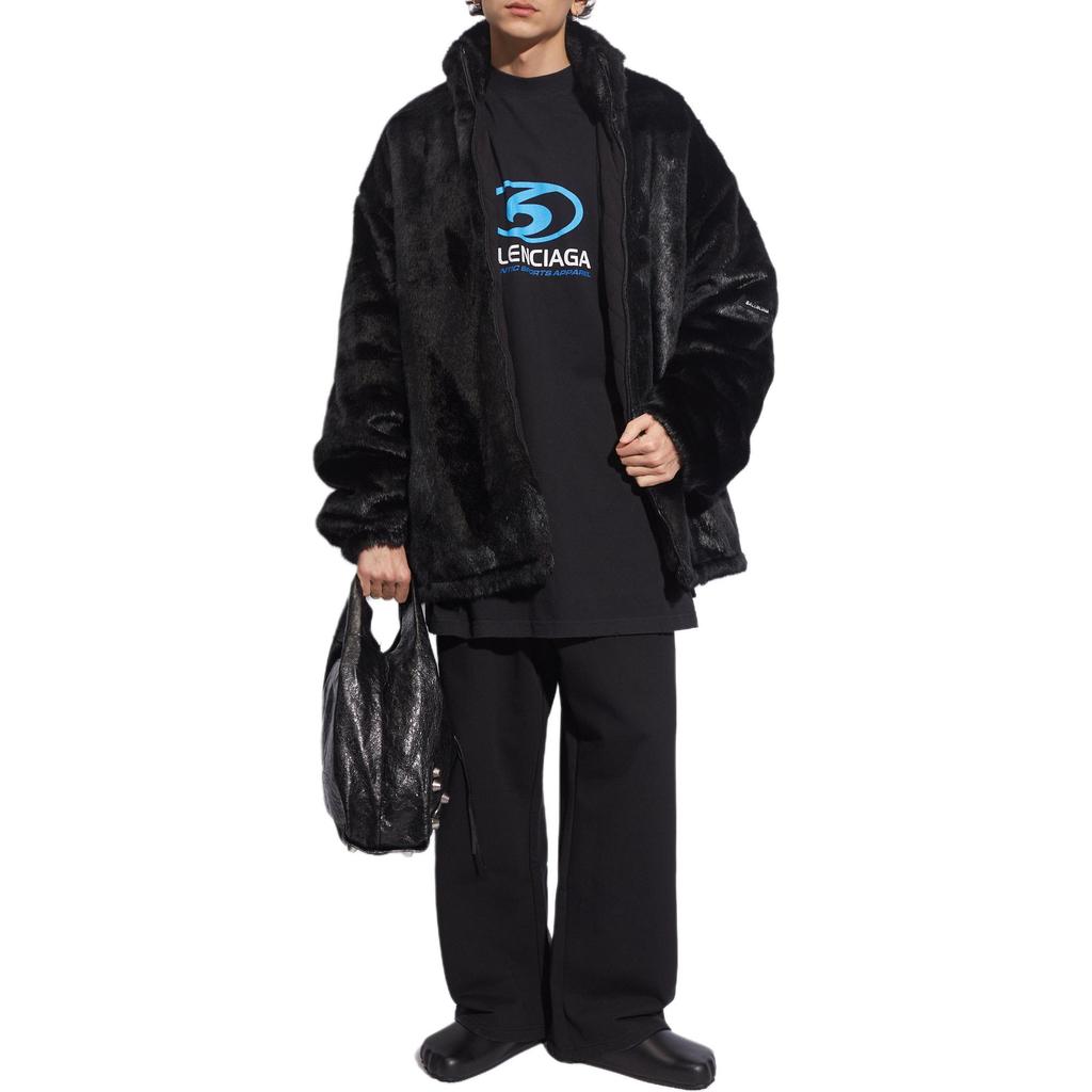 Balenciaga Logo Printed Crewneck Sweatshirt 739027TPVU61165
