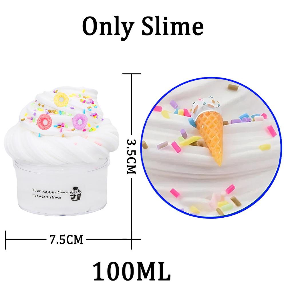 Butter Slime Fluffy Slimes Plasticine Making Kids Toy Putty Snail Toy Kids Slime Cream Cloud Plasticine Gifts Toys for Children