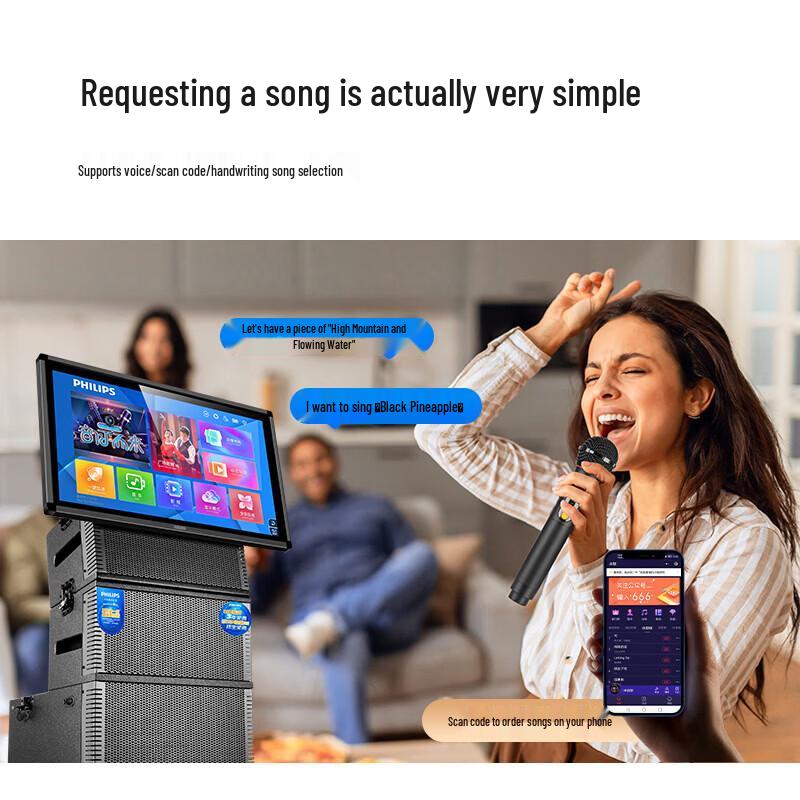 Philips Универсальная аудиосистема KTV SD809, китайская вилка (адаптер в комплекте) (Китайская версия)