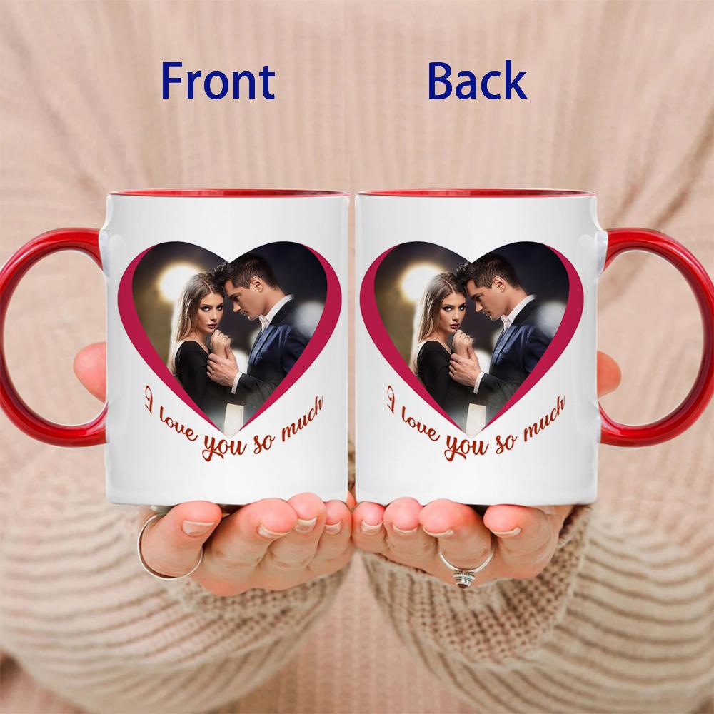 Personalised Your Photo/Text Mug,Customize Boyfriends/Girl friends Coffee Mugs, Tea Cups, Wedding , Surprised Gift for Lovers