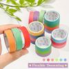 Набор Ваcи-лент Макаронных Цветов, 20 Рулонов, Легко Клеится и Отрывается, Декоративная Лента для Скрапбукинга и Ведения Дневника