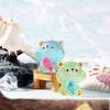Creative Miniature Night Light Fishing Bear Resin Car Dashboard Ornament
