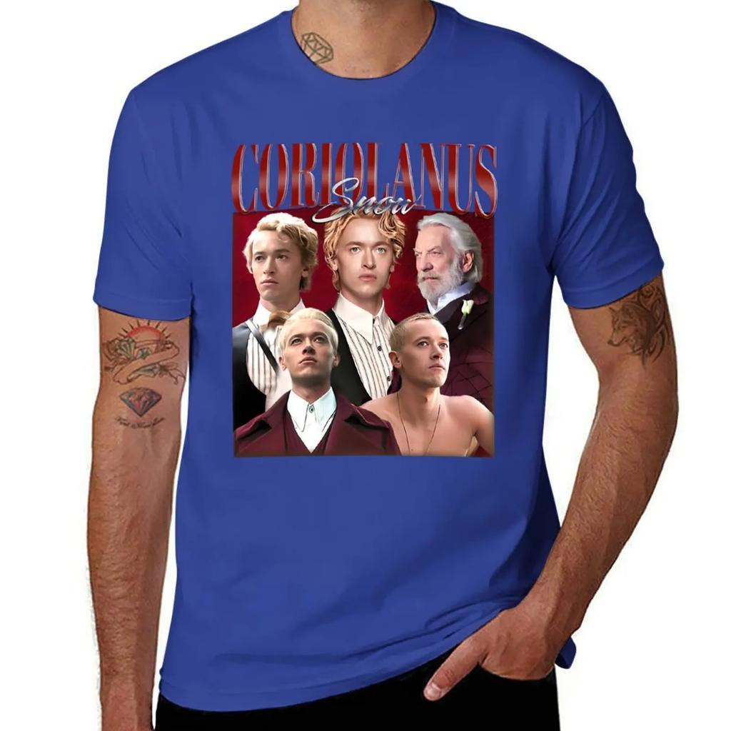 Coriolanus Snow TShirt Short sleeve tee graphic t shirts mens t shirts