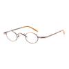 Retro Small Lenses Suitable for Large Face Metal Reading Glasses Unisex Blue Light Blocking Lens Prescription Glasses Customzied