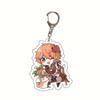Original God Acrylic Keychain: Traveler, Hu Tao, Klee, Ganyu, Zhongli Characters