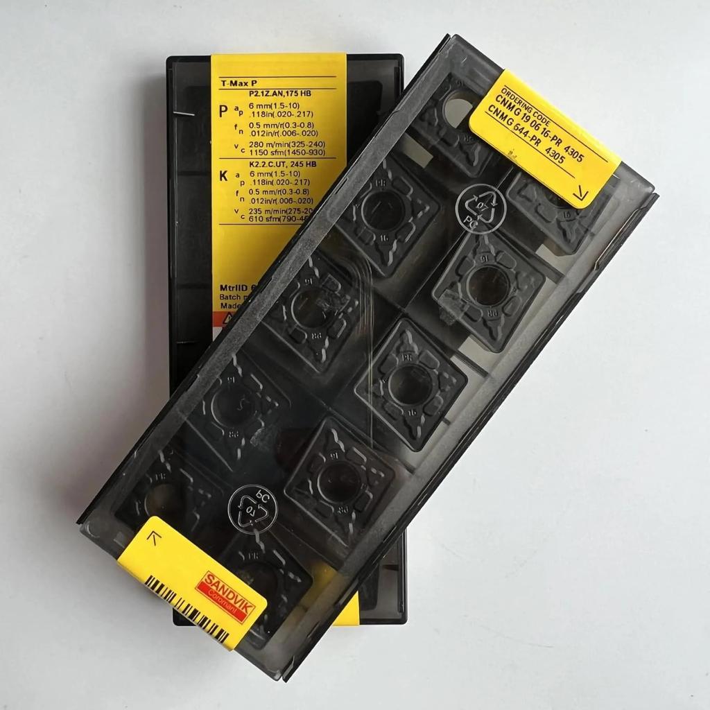 Original Sandvik / CNMG190616-PR 4305 / CNC Lathe Carbide Blade 10 PCS