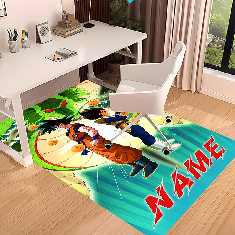 Custom personalization Dragon Ball Print Area Rug - Soft, Washable Non-Slip Indoor Mat,Living Room,Home&Office Decorative Rug