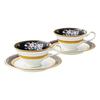 Чашка-блюдце Noritake 220 куб. см Evening Majesty 2 Bone China & (Парный набор) (Кофе чай) Р59587/4818-1