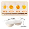 Mini Household Kitchen Egg Steamer with Lid Multifunctional Microwave Egg Cooker Egg Separation Steamed Egg Mold Kitchen Gadgets