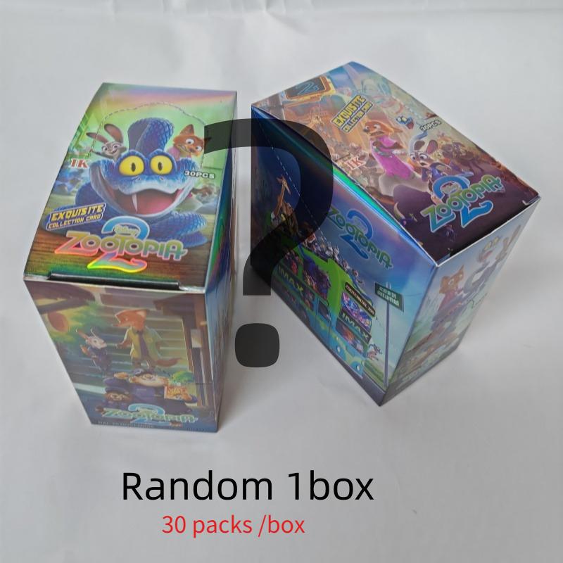 Zootopia 2 Laser Flashcards, Shiny Collectible Trading Cards For Kids, Full Series Blind Boxes, Christmas Gift Toy